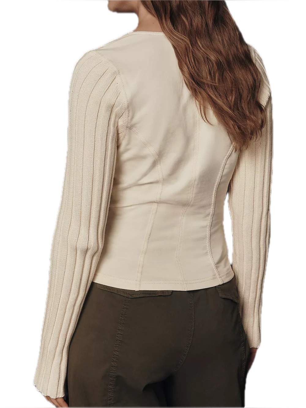 Pilcro Long Sleeve Square Neck Top XXS - Picture 7 of 7